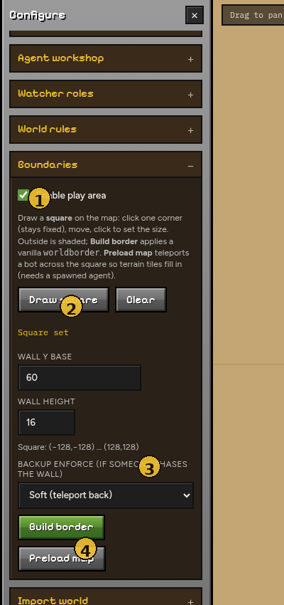 Annotated Boundaries panel